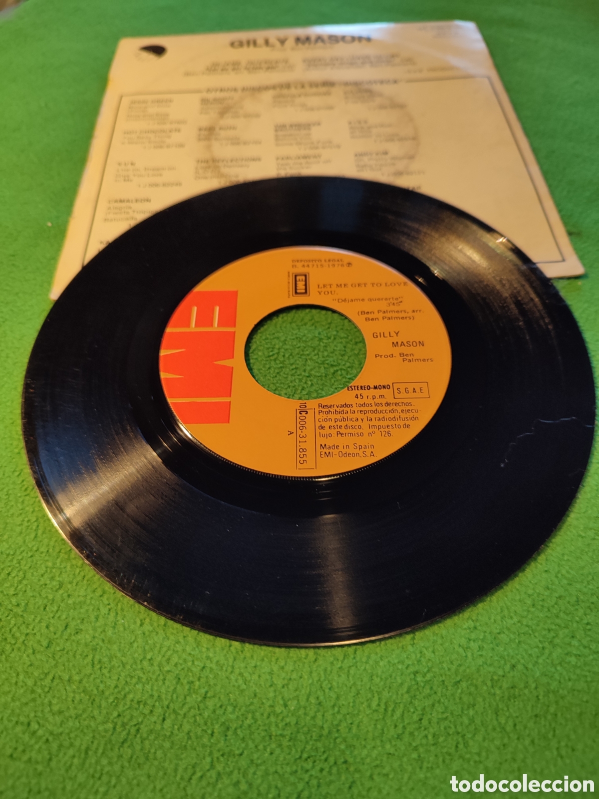 Discos de vinilo: Gilly Mason - D&eacute;jame quererte - Foto 2