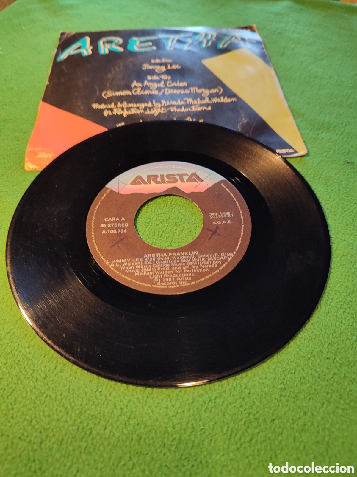 Discos de vinilo: Aretha Franklin - Jimmy Lee - Foto 2