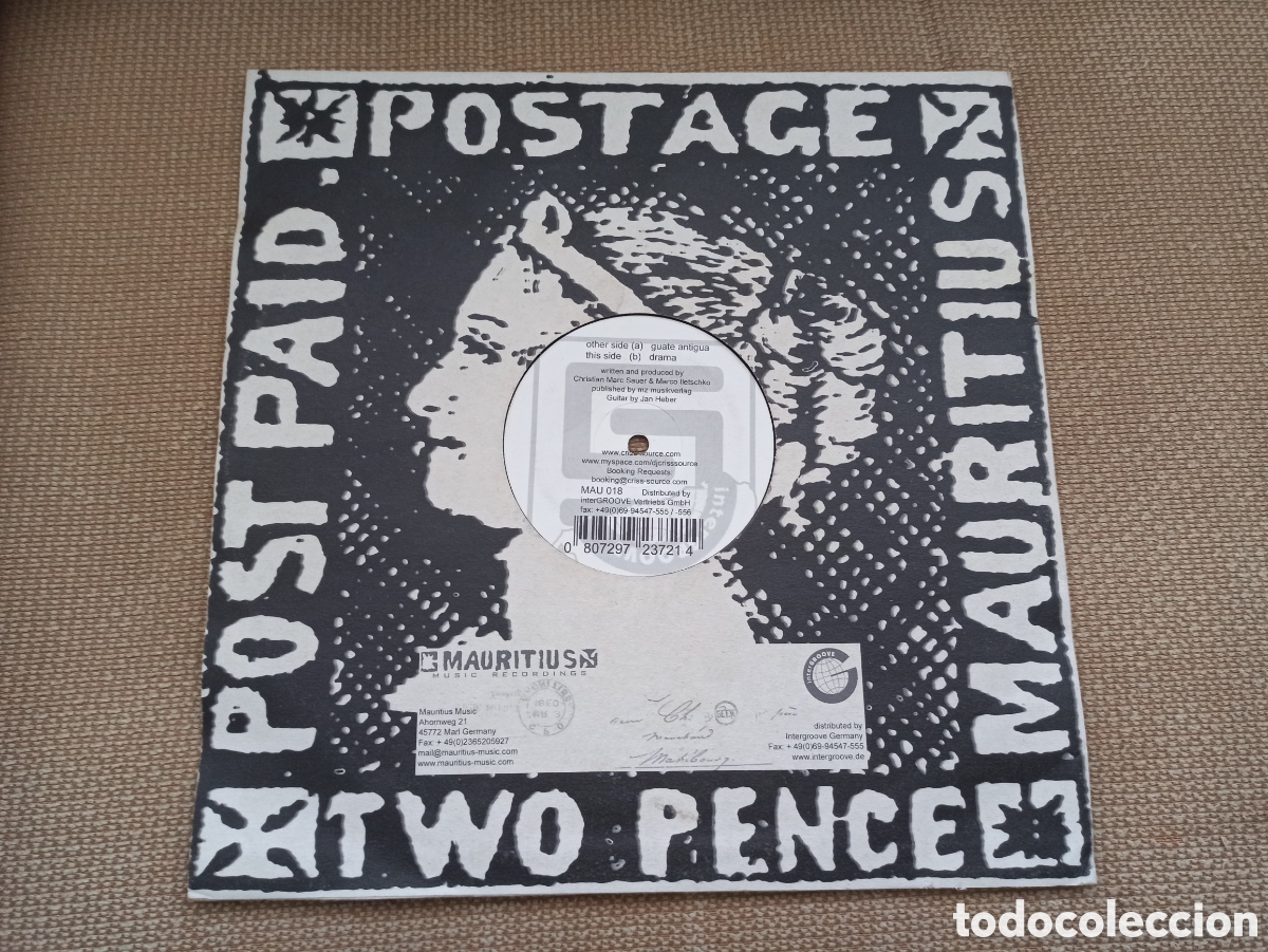 Discos de vinilo: Criss Source - Guate Antigua / Drama (12&rdquo;) - Foto 1