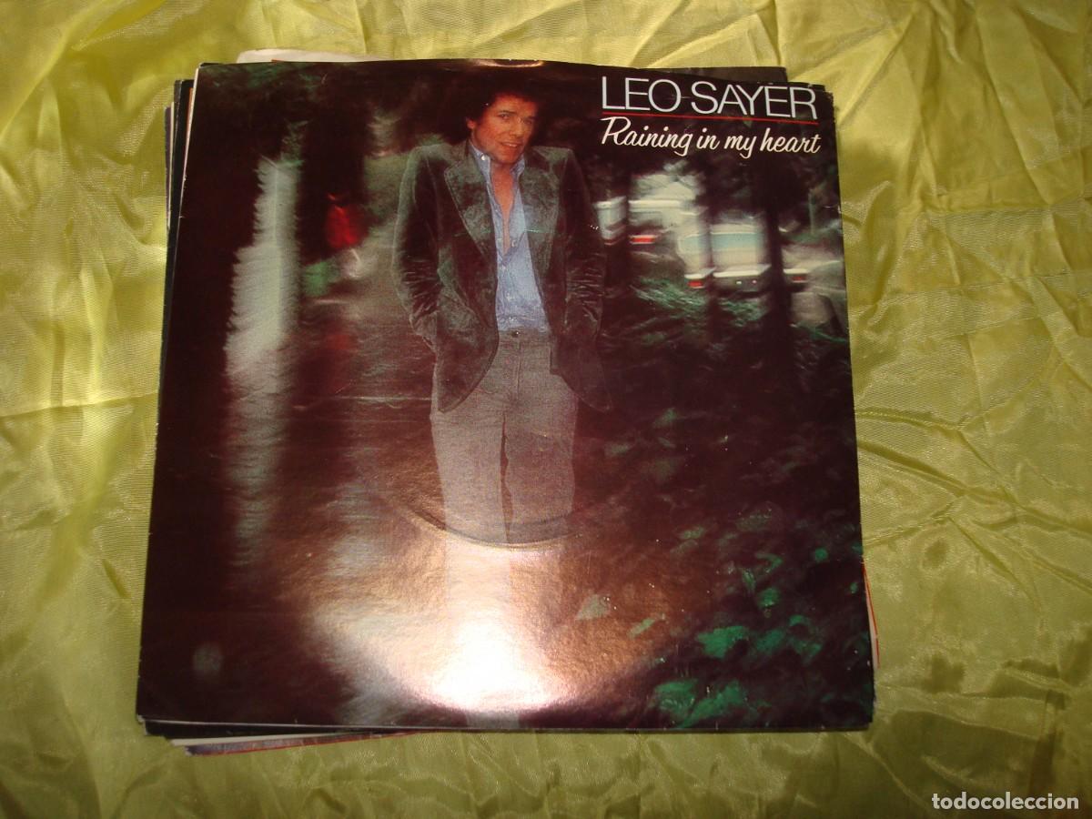 Disques de vinyle: LEO SAYER.RAINING IN MY HEART / DON&acute;T LOOK AWAY. CHRYSALIS, 1978. EDC. UK. IMPECABLE(#)