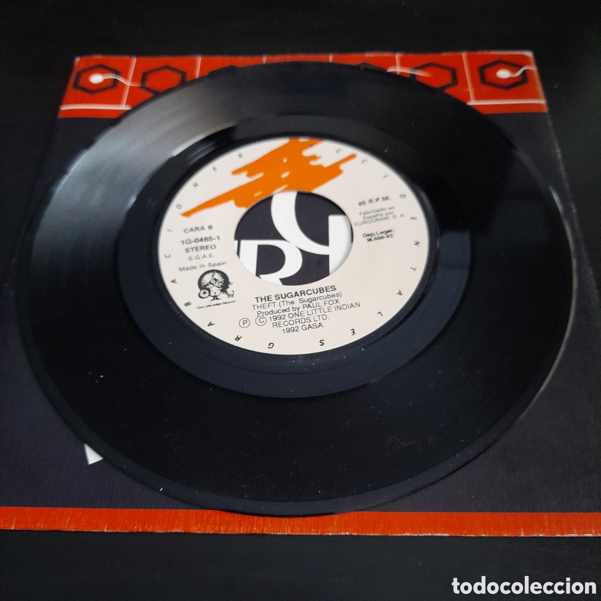 Discos de vinilo: The Sugarcubes &ndash; Hit. Vinilo, 7&rdquo;, Single. 1992. Espa&ntilde;a - Foto 4