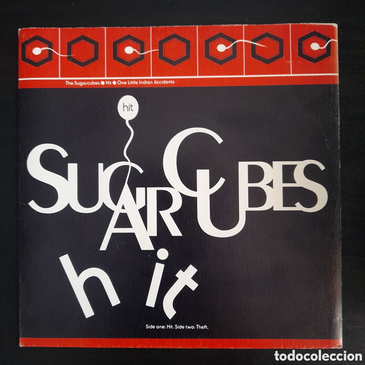Discos de vinilo: The Sugarcubes &ndash; Hit. Vinilo, 7&rdquo;, Single. 1992. Espa&ntilde;a - Foto 1