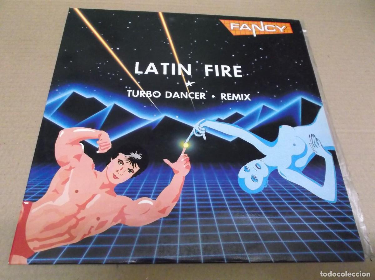 Discos de vinilo: FANCY (MAXI) LATIN FIRE (2 TRACKS) A&Ntilde;O &ndash; 1987 - Foto 1