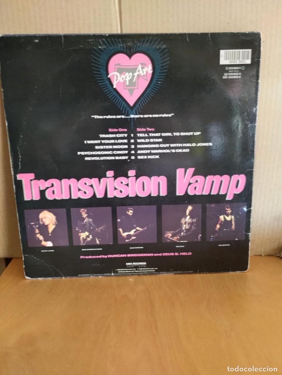 Discos de vinilo: TRANSVISION VAMP ---- POP ART - Foto 2