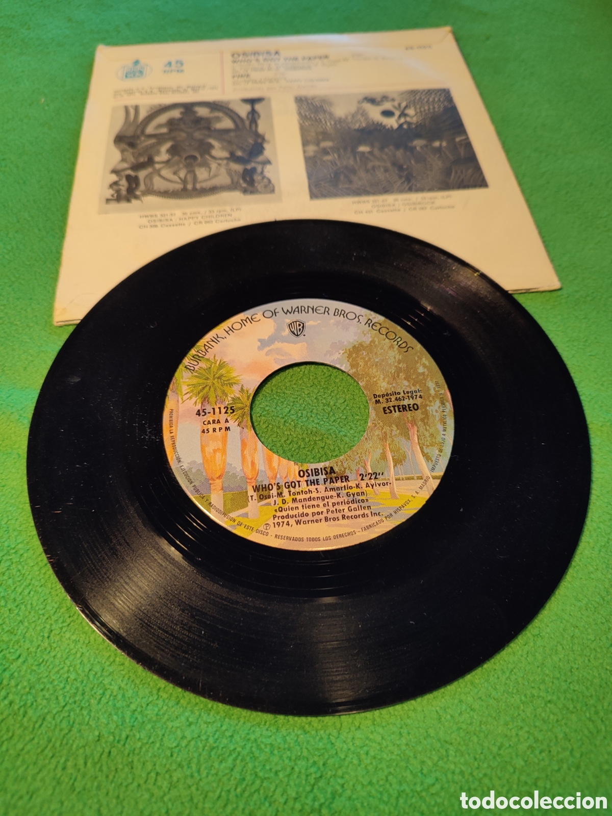 Discos de vinilo: Osibisa - Whos got the Paper - Foto 2