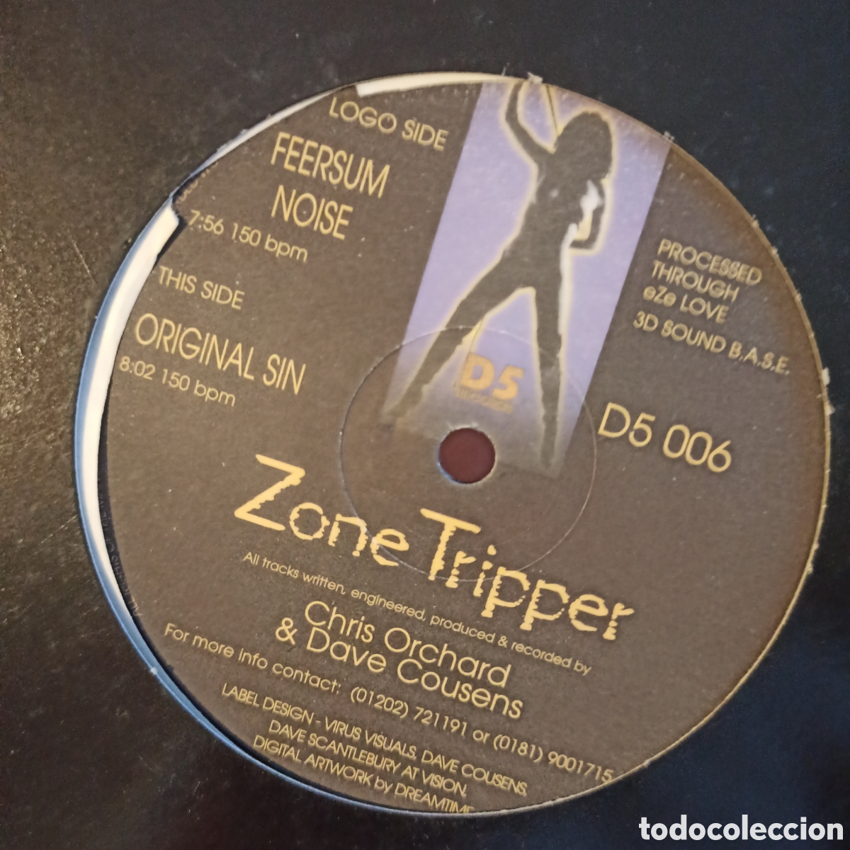 Discos de vinilo: Zone Tripper &ndash; Feersum Noise / Original Sin - Foto 1