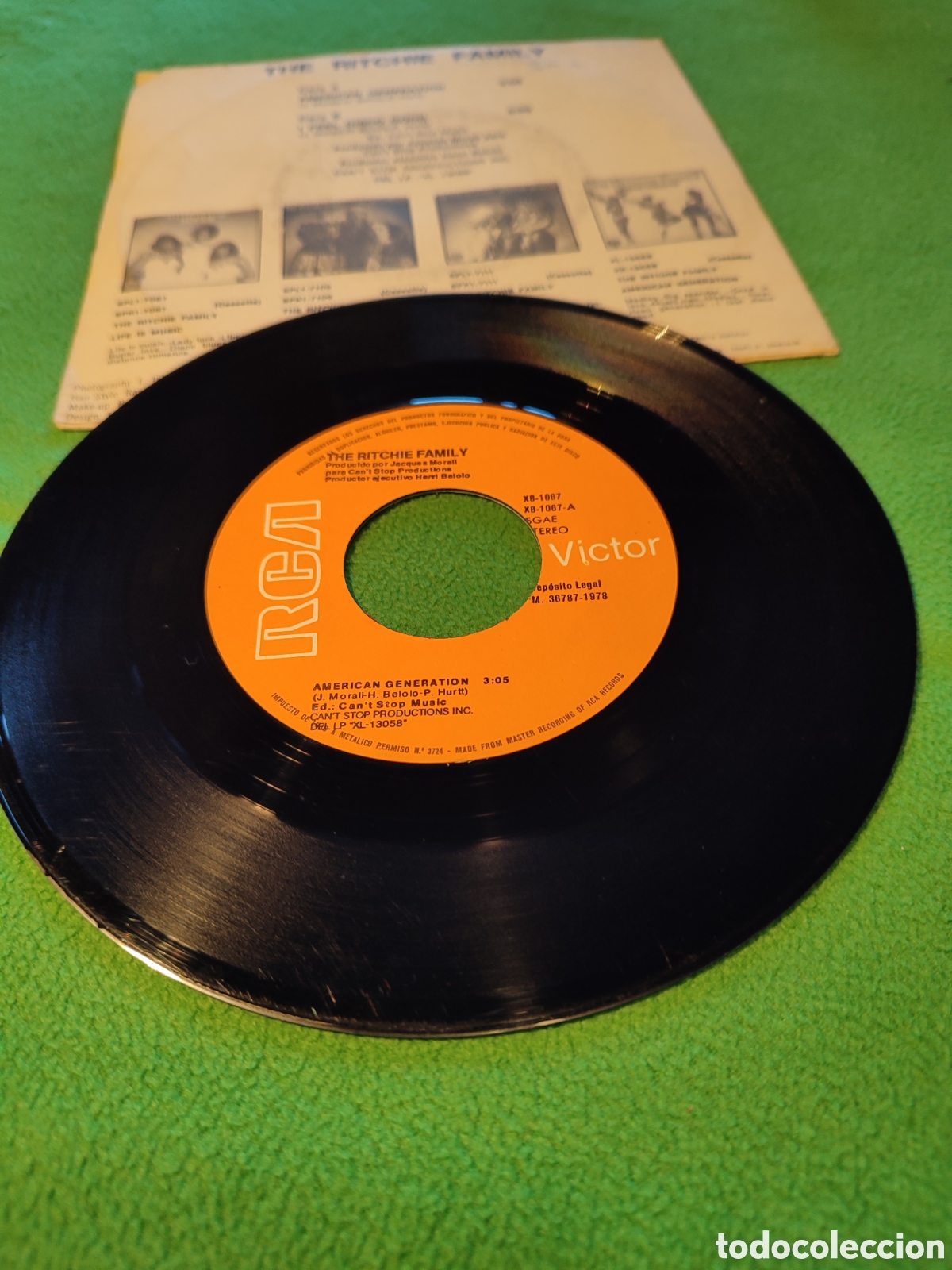 Discos de vinilo: The Ritchie Family - American generation - Foto 2