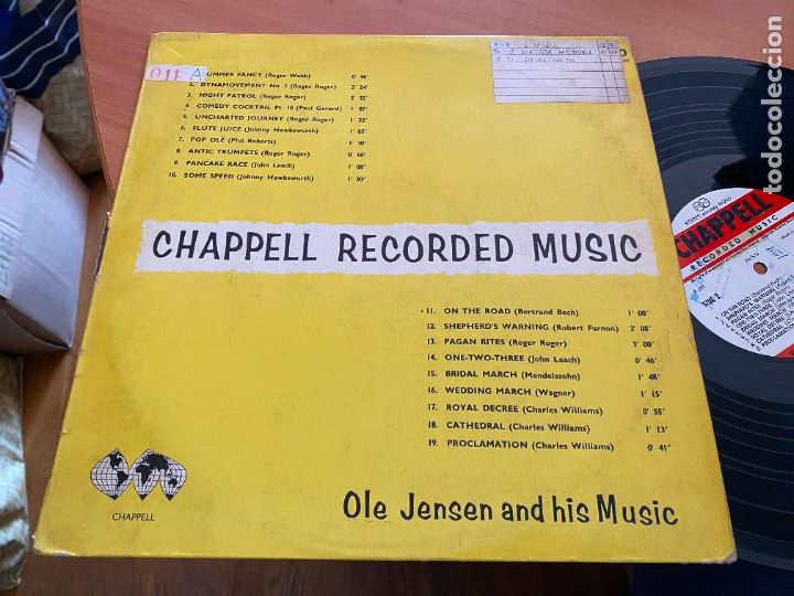 Discos de vinil: OLE JENSEN AND HIS MUSIC CHAPELL LP (B-40)