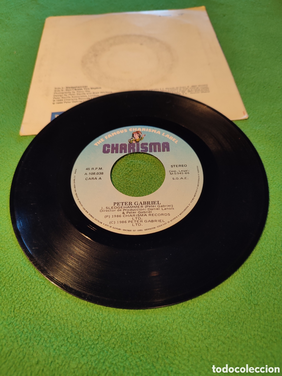 Discos de vinilo: Peter Gabriel - Sledgehammer - Foto 2