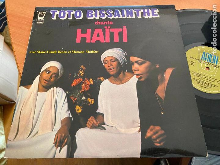 Disques de vinyle: TOTO BISSAINTHE CHANTE HAITI LP ESPA&Ntilde;A 1982 (B-40)
