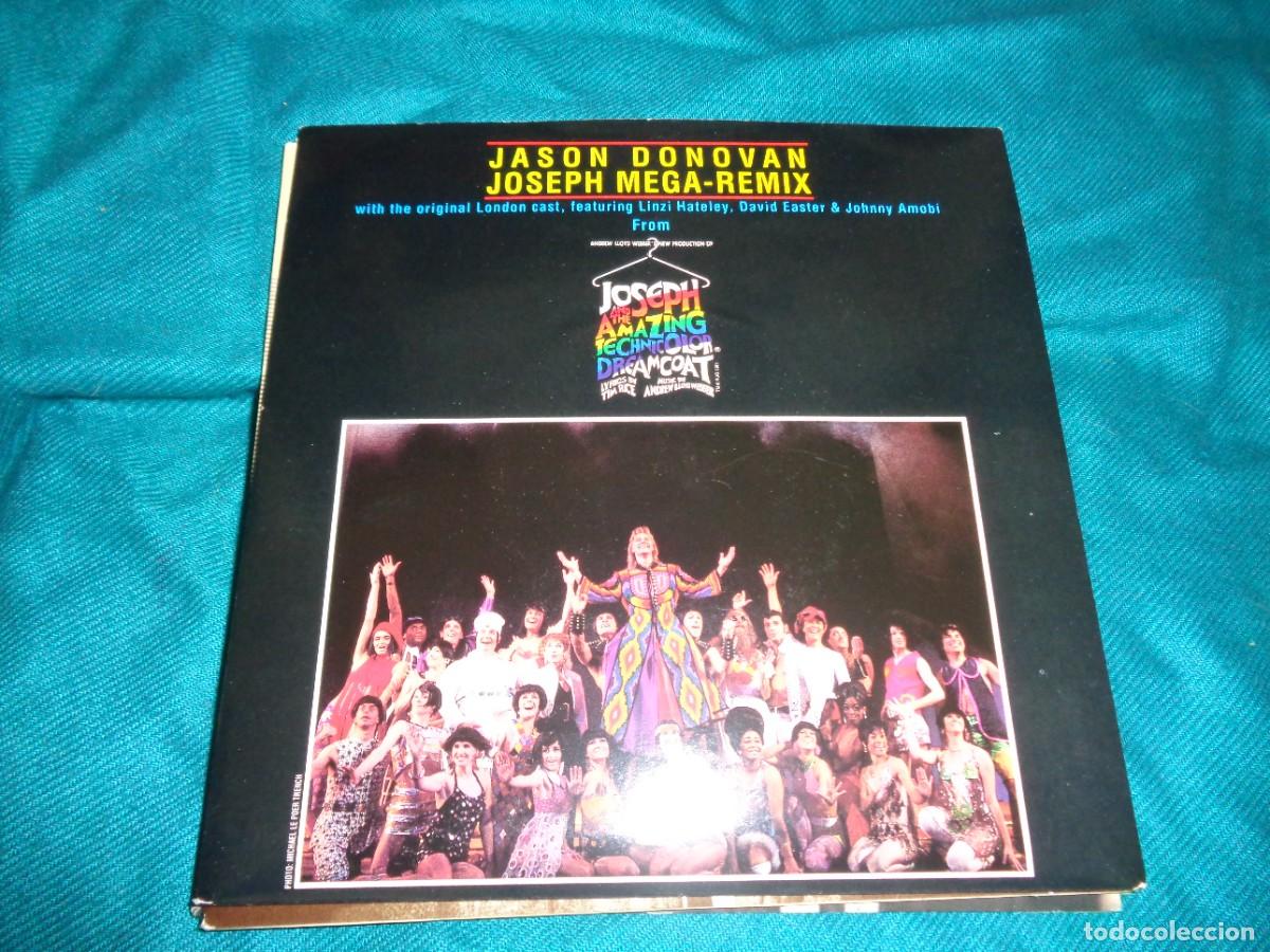 Discos de vinilo: JASON DONOVAN. JOSEPH MEGA-REMIX + 2. REALLY USEFULL, 1991. UK. IMPECABLE(#) - Foto 1