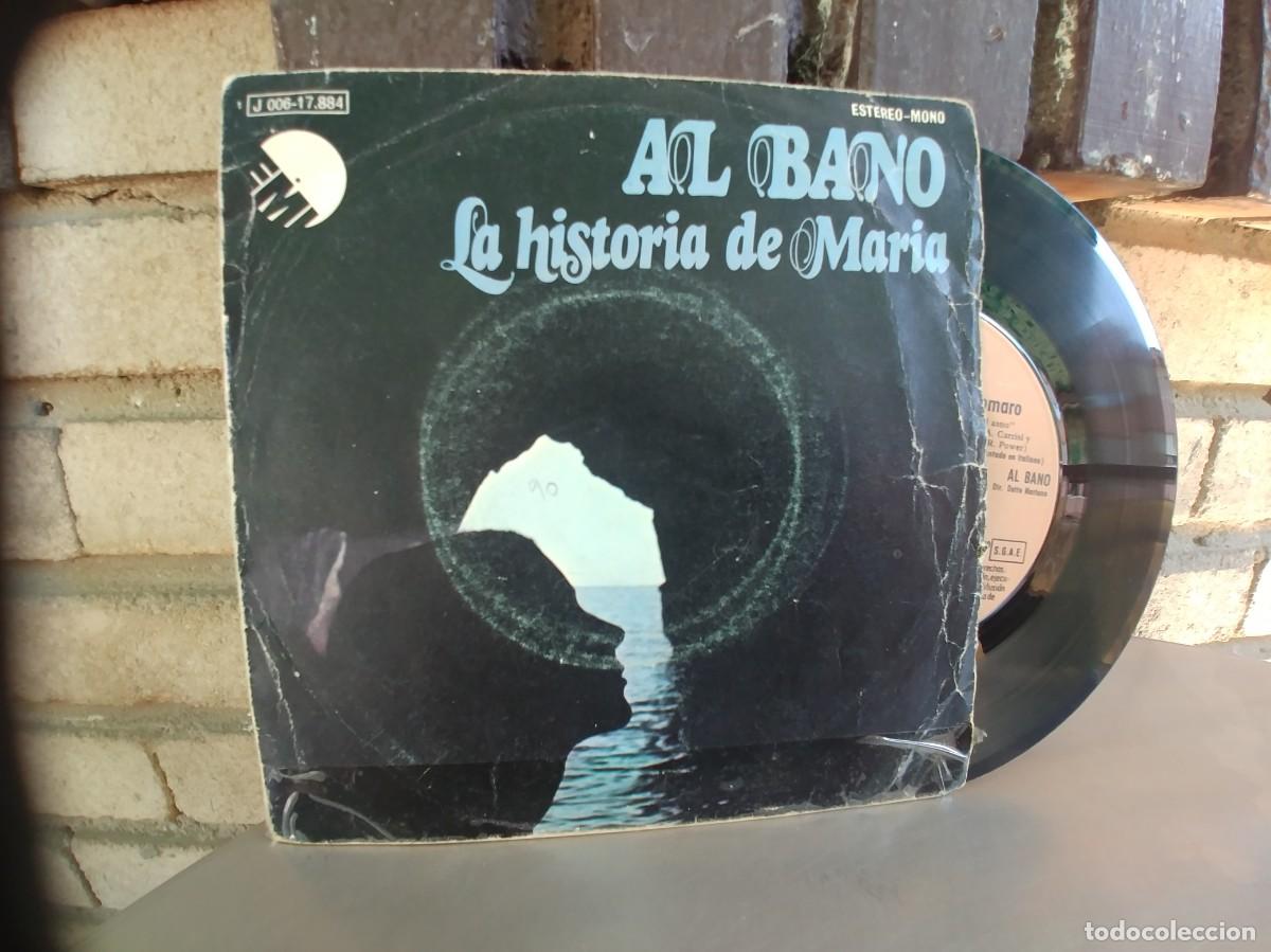 Discos de vinilo: AL BANO-SINGLE LA HISTORIA DE MARIA - Foto 1