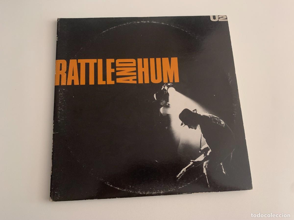 Discos de vinilo: U2 RATTLE AND HUM DOUBLE VINYL LP INNER - Foto 1