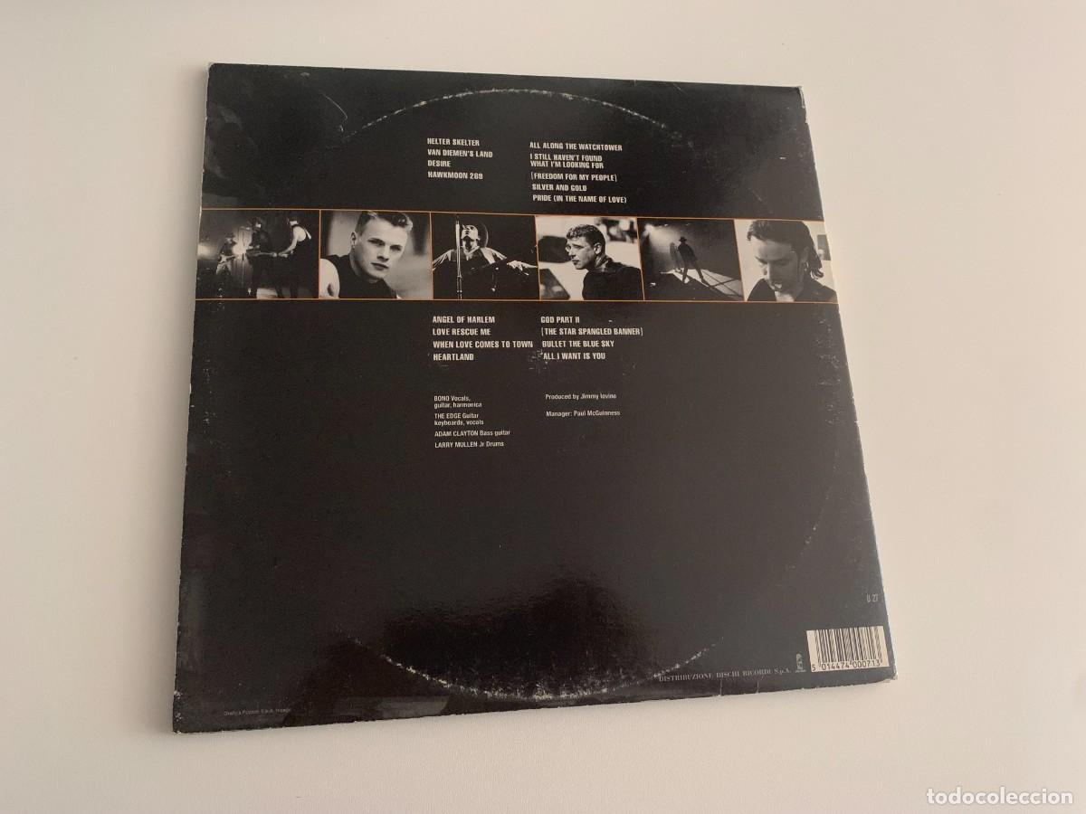 Discos de vinilo: U2 RATTLE AND HUM DOUBLE VINYL LP INNER - Foto 3