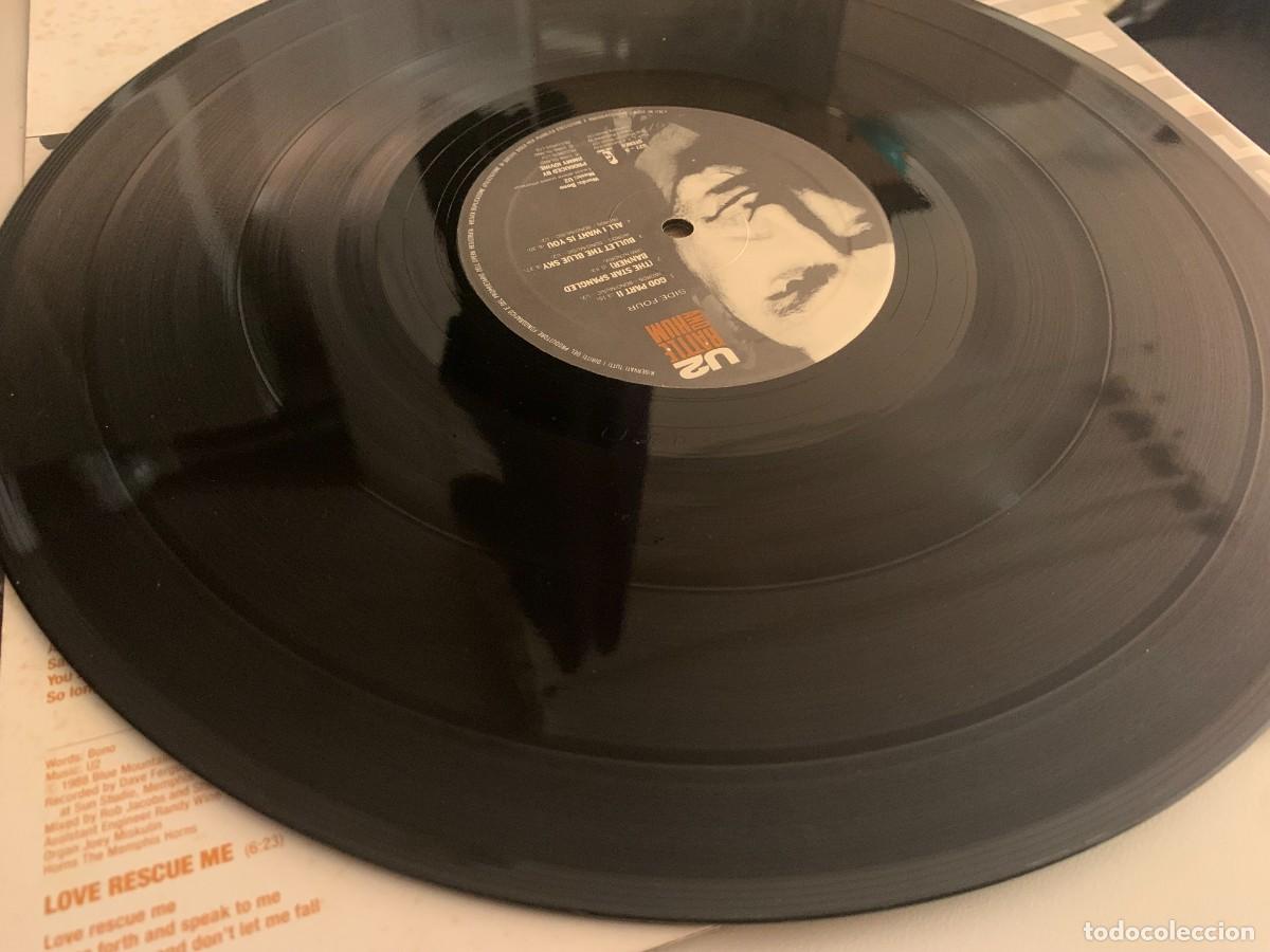 Discos de vinilo: U2 RATTLE AND HUM DOUBLE VINYL LP INNER - Foto 8