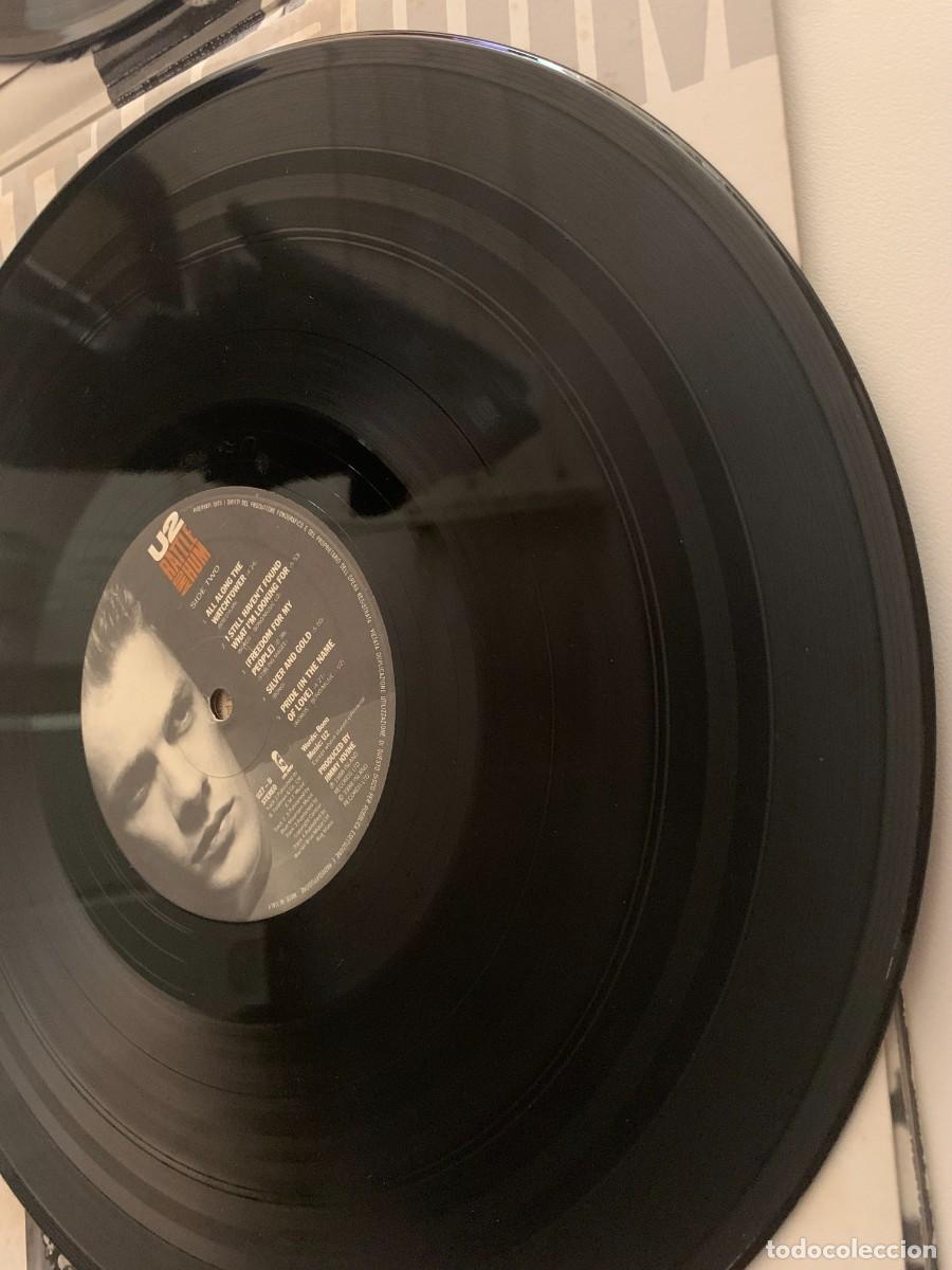 Discos de vinilo: U2 RATTLE AND HUM DOUBLE VINYL LP INNER - Foto 9