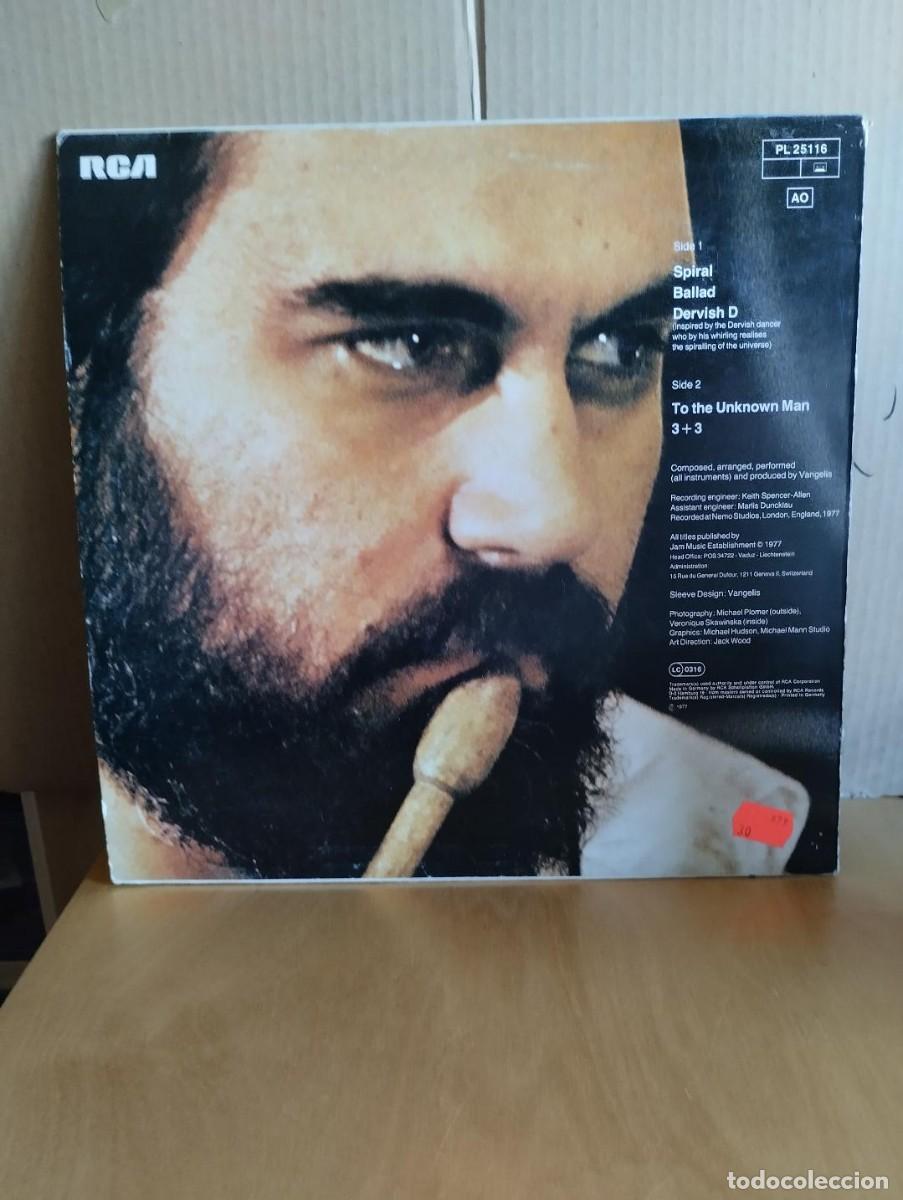 Discos de vinilo: VANGELIS ---- SPIRAL - Foto 2