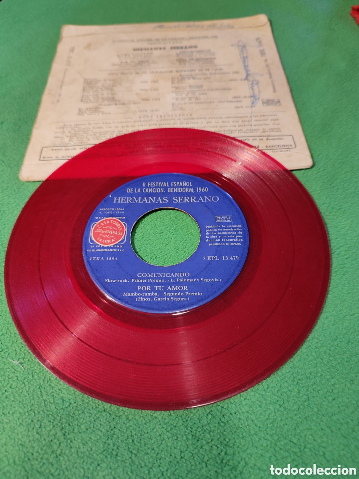 Discos de vinilo: Hermanas Serrano - Eres diferente+ 3 - Foto 2