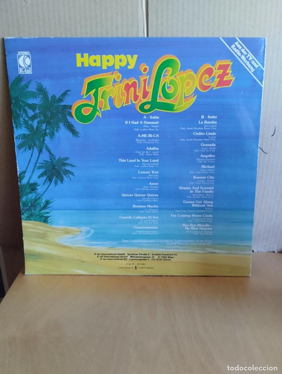 Discos de vinilo: TRINI LOPEZ --- HAPPY - Foto 2
