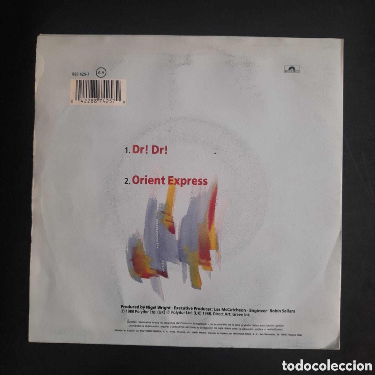 Discos de vinilo: Shakatak &ndash; Dr! Dr!. Vinilo, 7&rdquo; 1988 - Foto 2