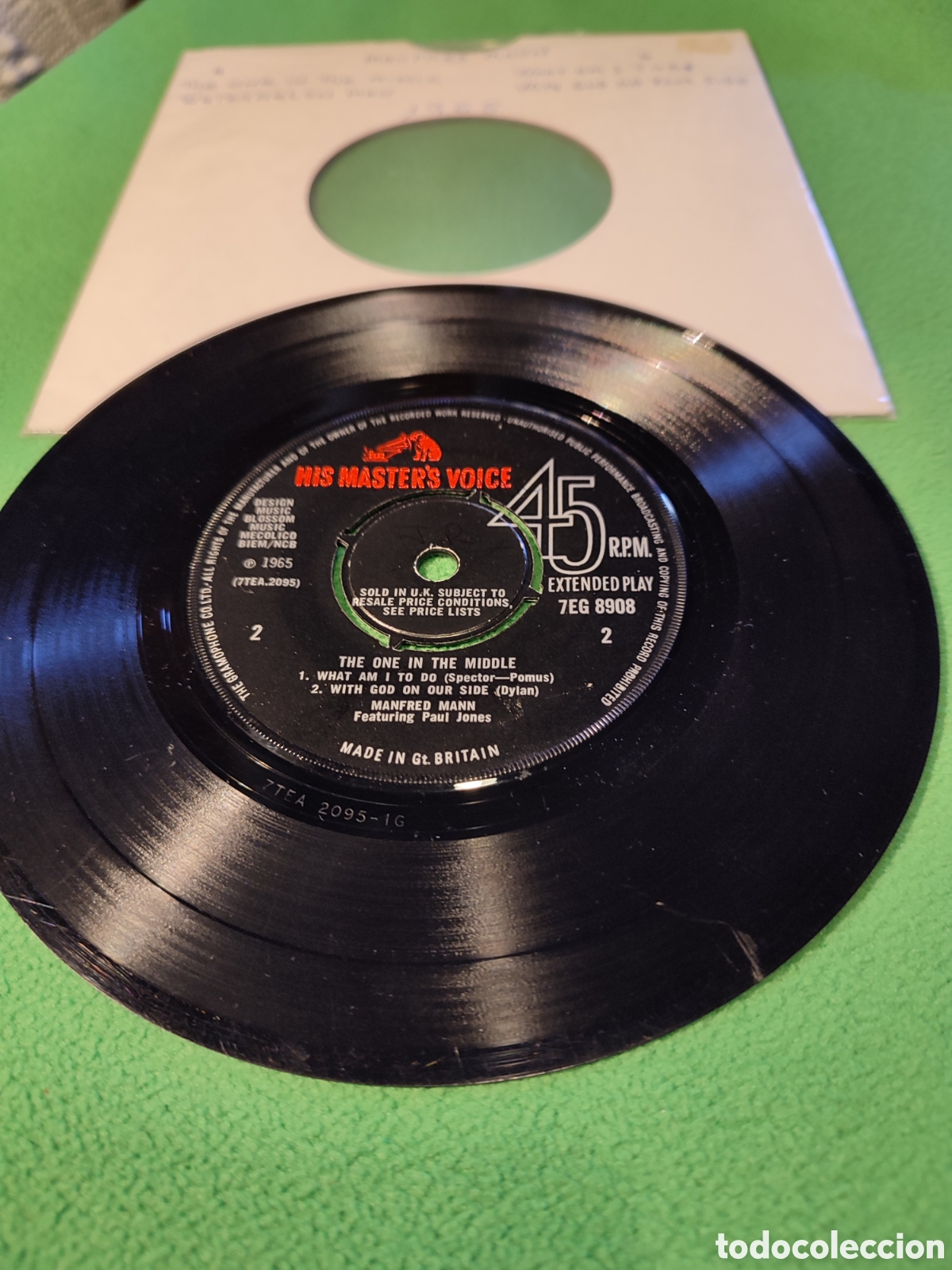 Discos de vinilo: Manfred Mann - The one un the middle + 3 - Foto 2