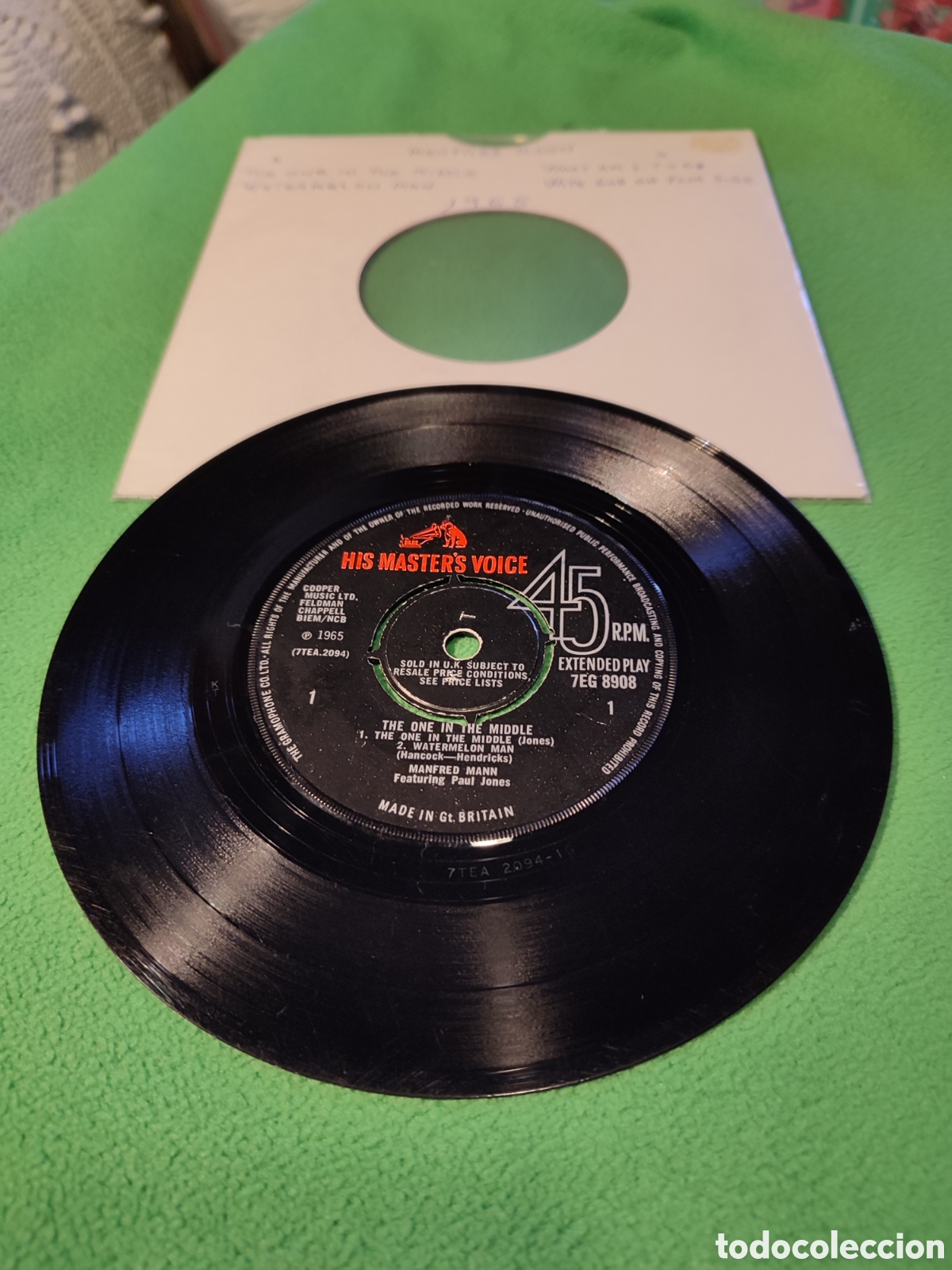 Discos de vinilo: Manfred Mann - The one un the middle + 3 - Foto 1