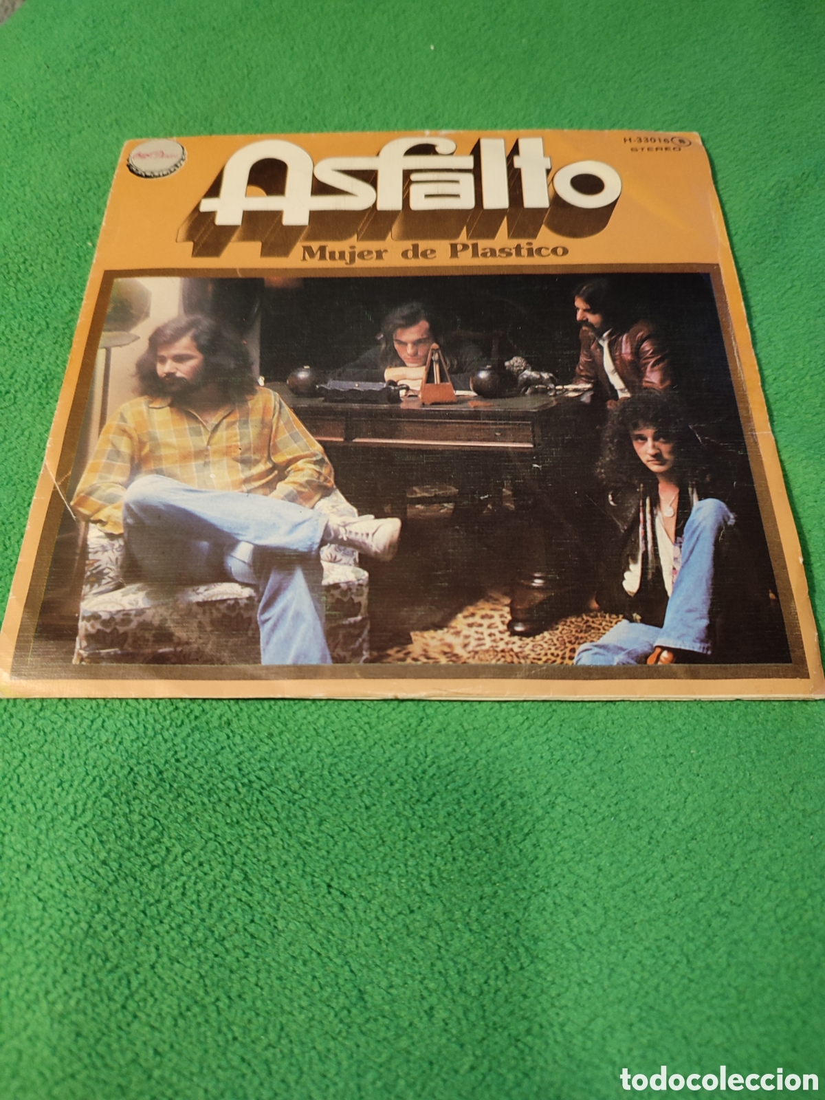 Discos de vinilo: Asfalto - Mujer de pl&aacute;stico Vinilo Single - Foto 1