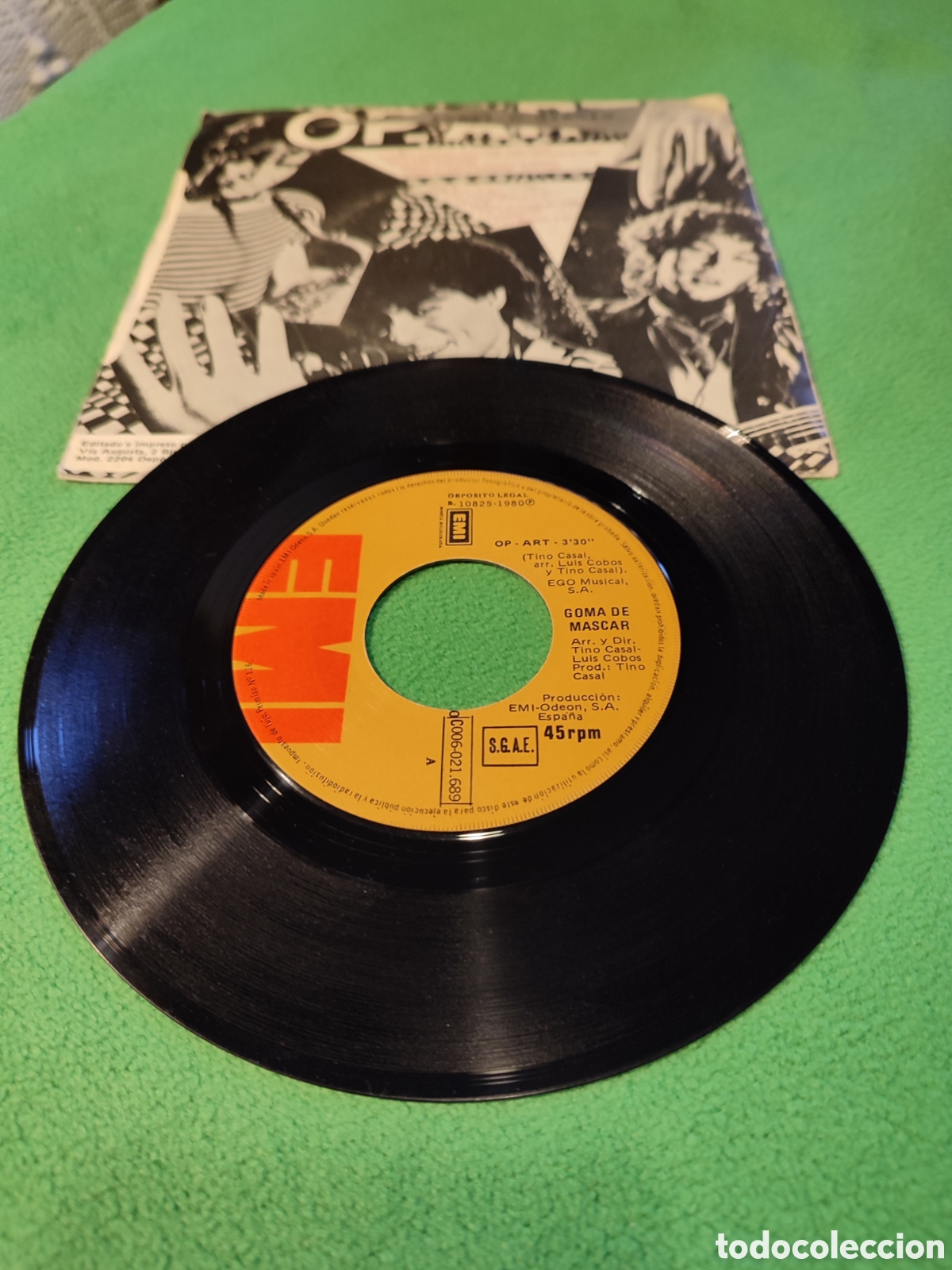 Discos de vinilo: Goma de Mascar - Op Art Vinilo Single - Foto 2