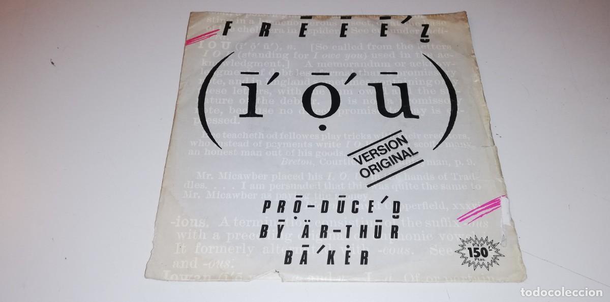 Discos de vinil: S20-FREEZ I.O.U (7&rdquo;, Single) -PORT F DISC VG+