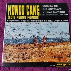 Dischi in vinile: RIZ ORTOLANI Y NINO OLIVIERO – MONDO CANE , VINYL 7” EP 1964 SPAIN 275-XC