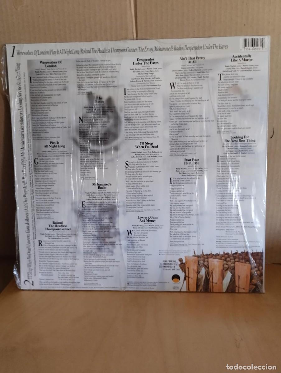 Discos de vinilo: WARREN ZEVON --- THE BEST OF - Foto 2