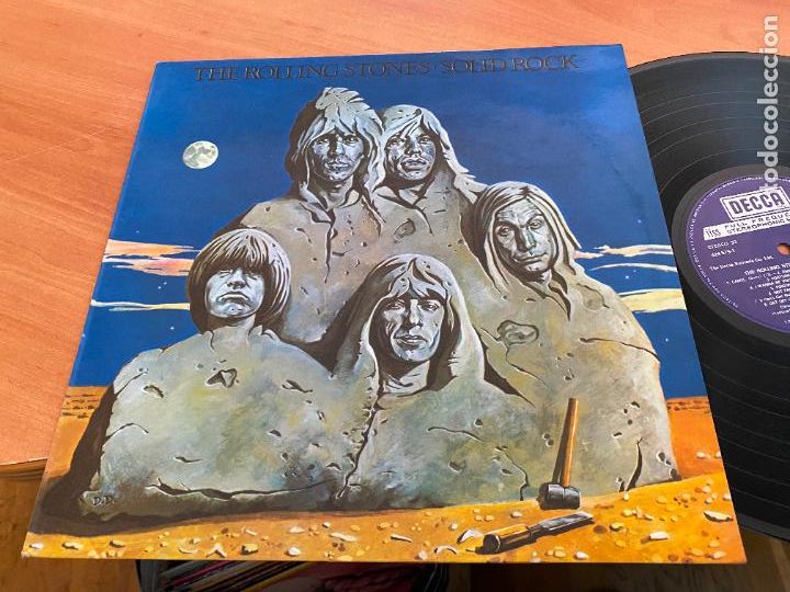 Discos de vinilo: ROLLING STONES (SOLID ROCK) LP 1989 ESPA&Ntilde;A (B-40) - Foto 1