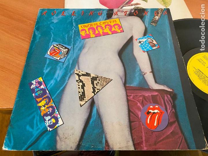 Discos de vinilo: ROLLING STONES ( UNDER COVER) LP ESPA&Ntilde;A 1983 (B-40) - Foto 2