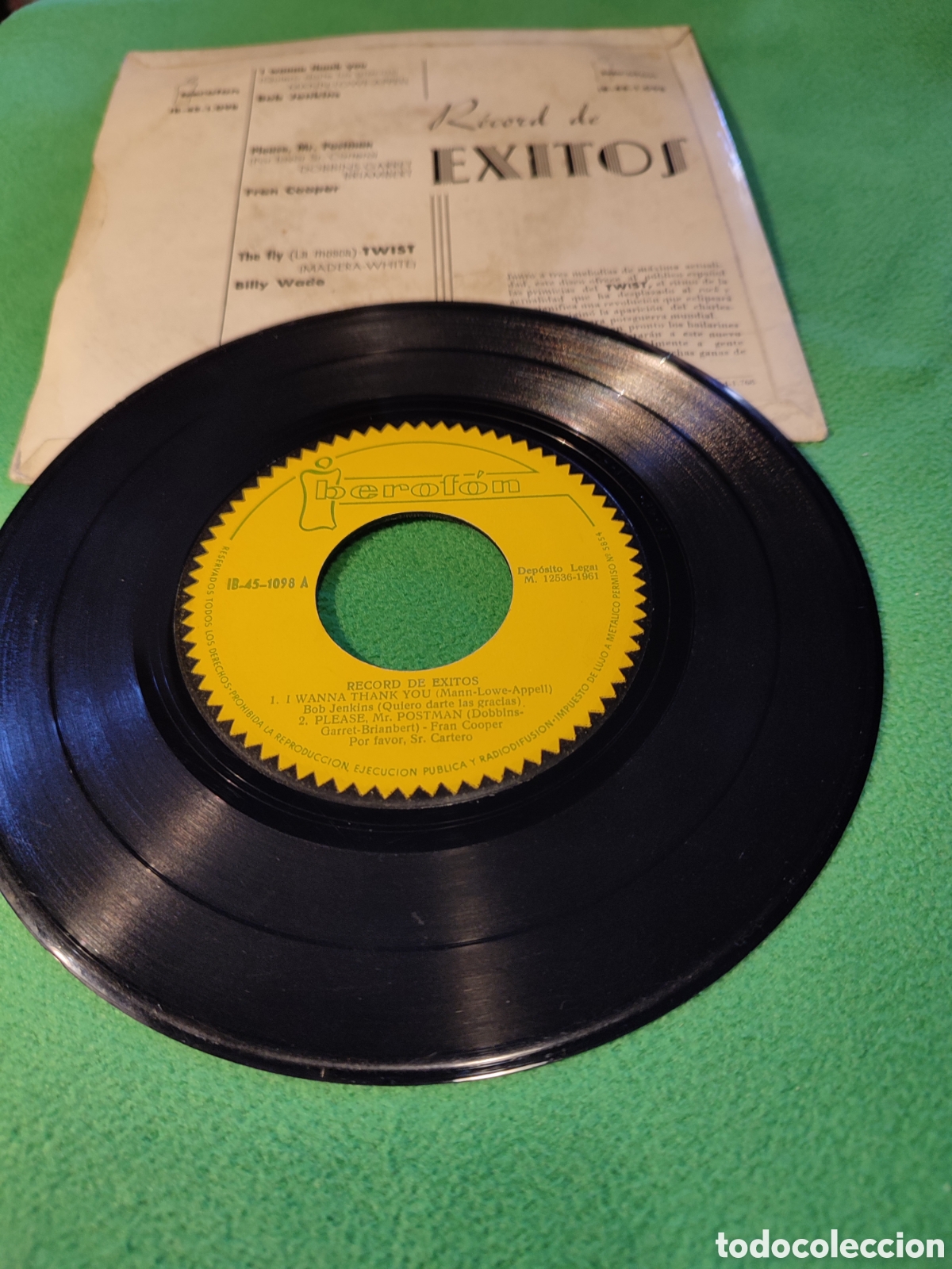 Discos de vinilo: Records De &eacute;xitos - The Fly + 3 varios autores - Foto 2