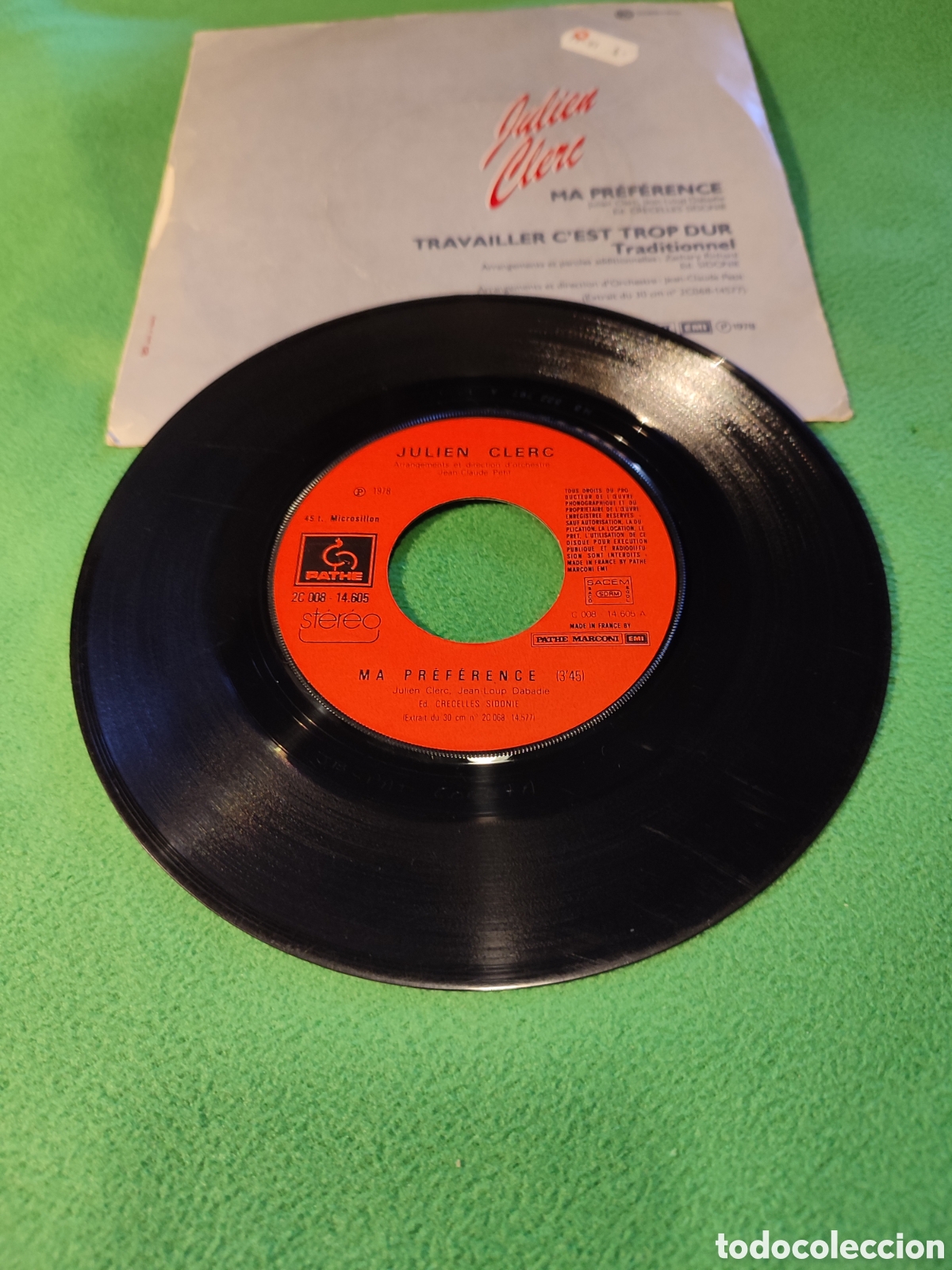 Discos de vinilo: Julien Clerc - Ma preference - Foto 2