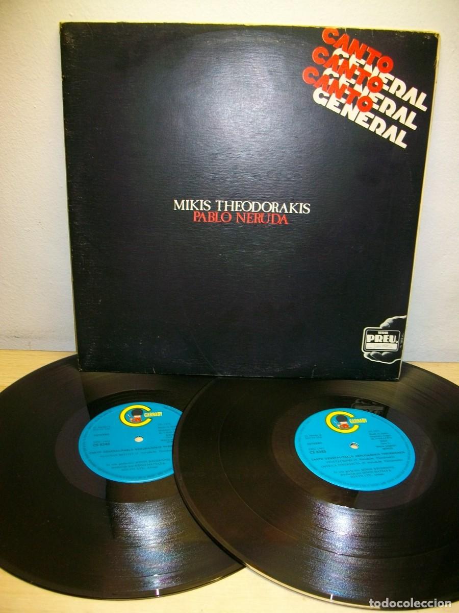 Discos de vinilo: Mikis Theodorakis - Pablo Neruda &ndash; Canto General 2 x LP - Foto 1