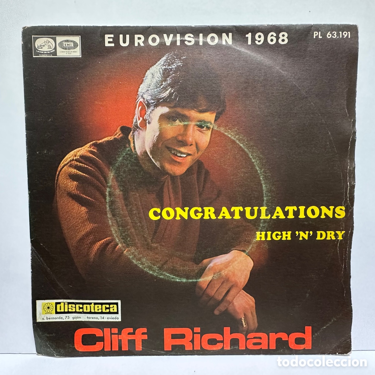 Discos de vinilo: Cliff Richard - Congratulations (7&rdquo;, Single) - Foto 1