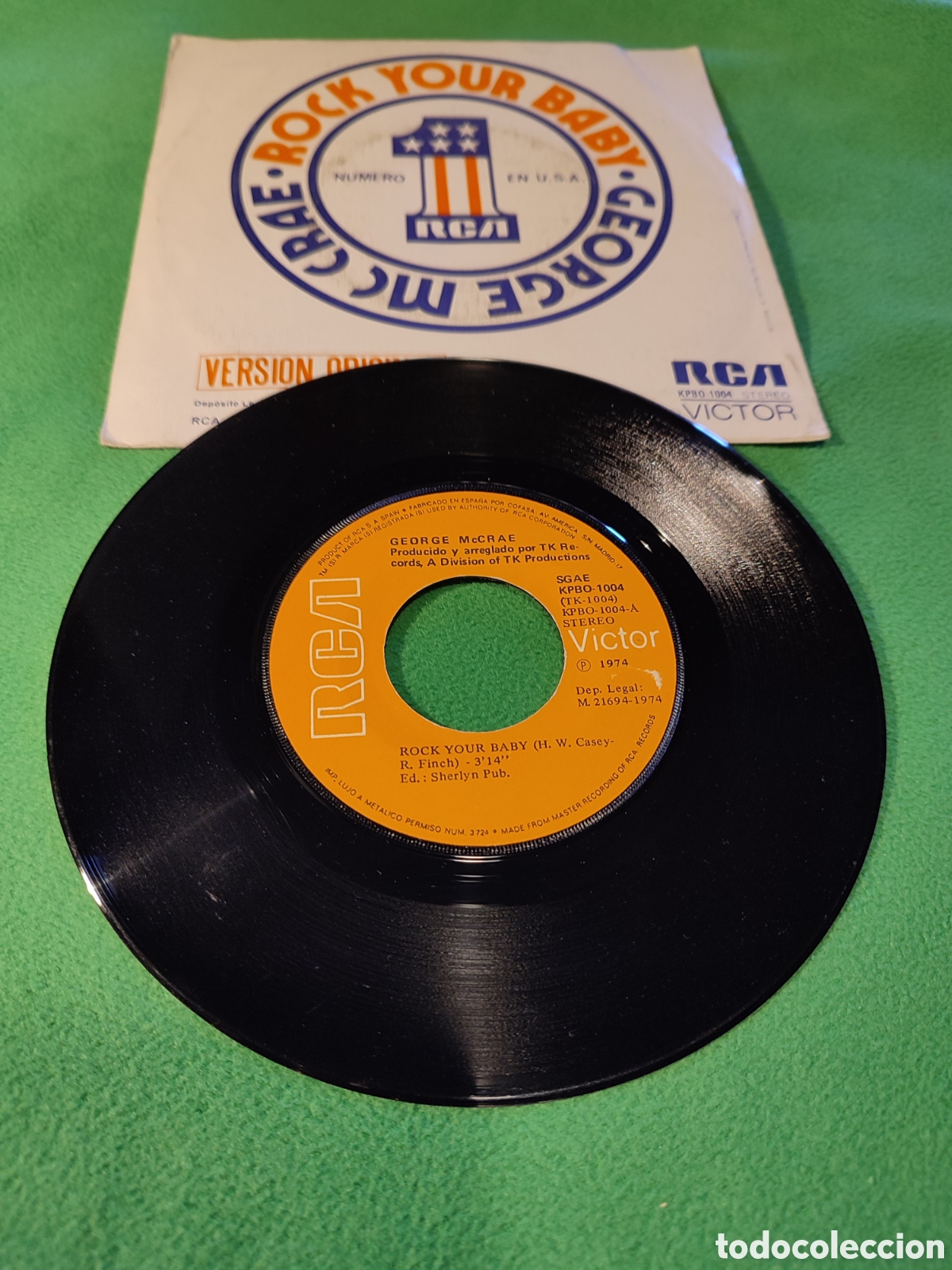 Discos de vinilo: George McCrae - Rock your baby - Foto 2