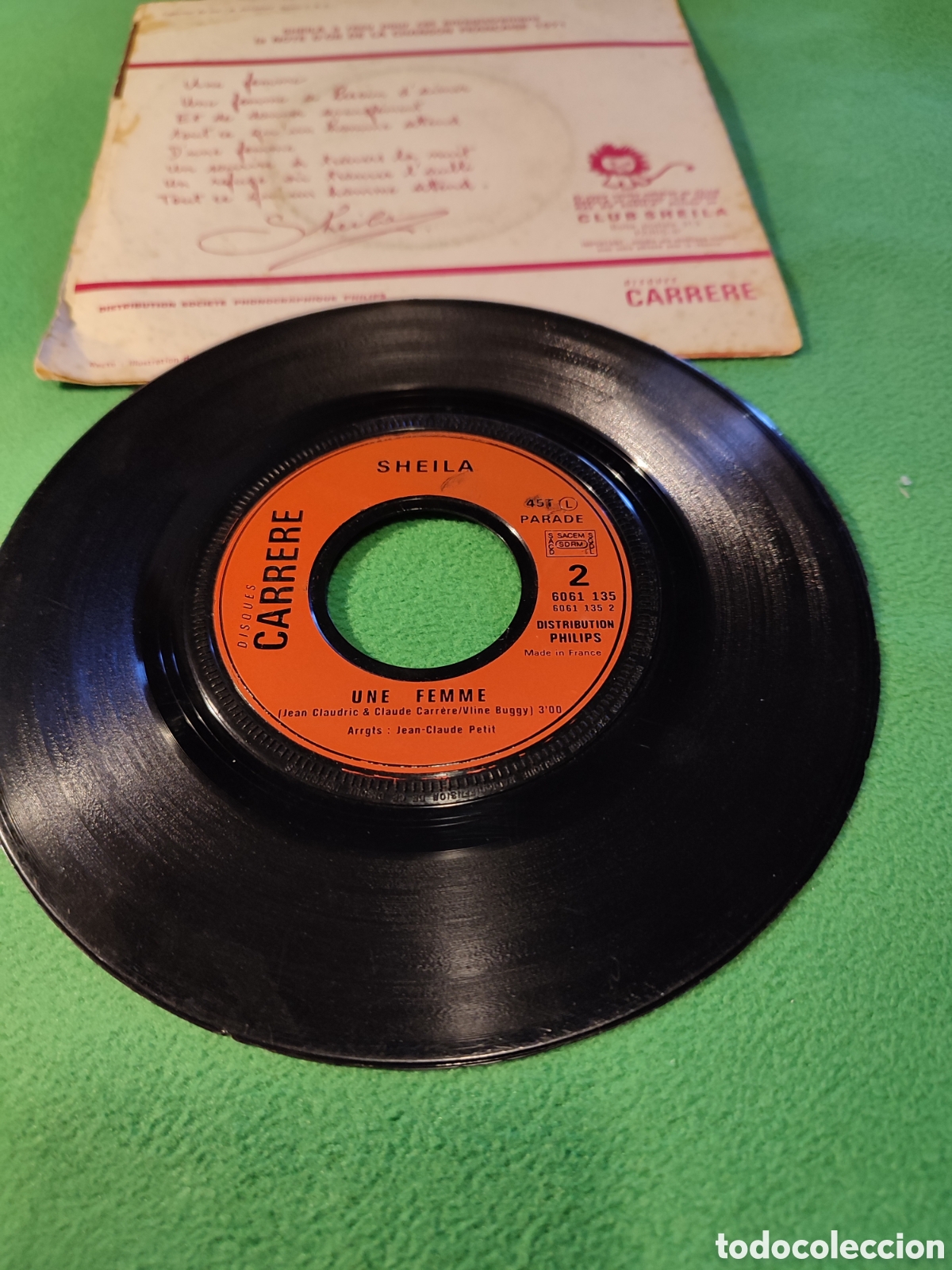 Discos de vinilo: Sheila - Une femme - Foto 2