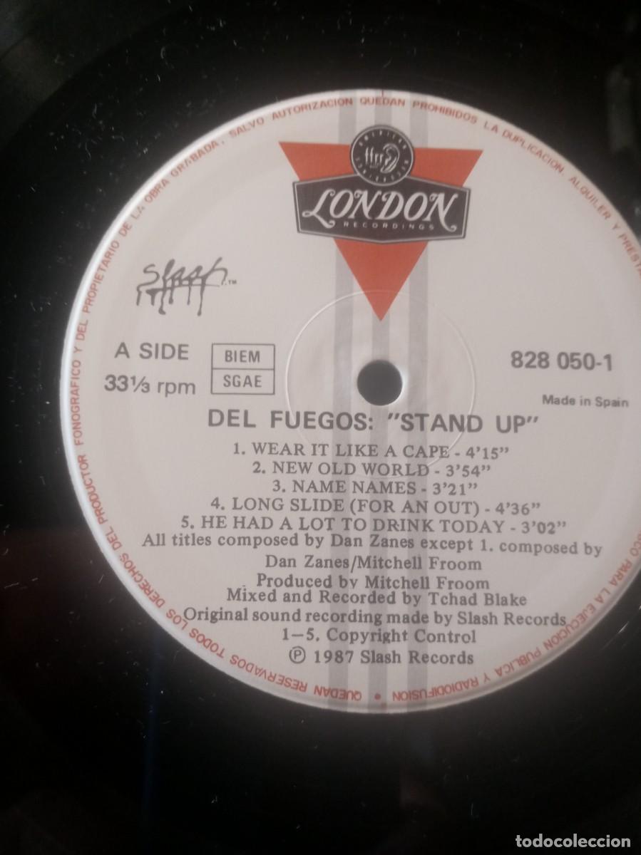 Discos de vinilo: THE DEL FUEGOS - STAND UP. - Foto 2