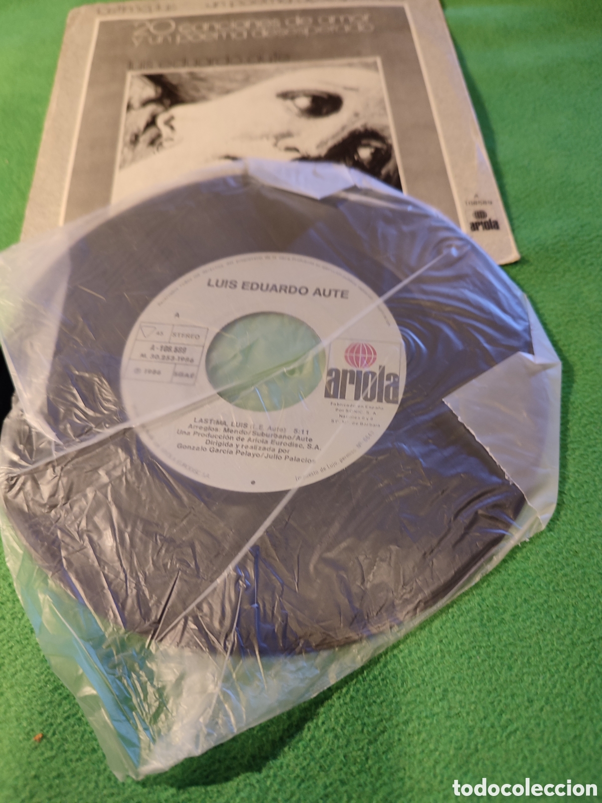 Discos de vinilo: Luis Eduardo Aute - L&aacute;stima Luis - Foto 2