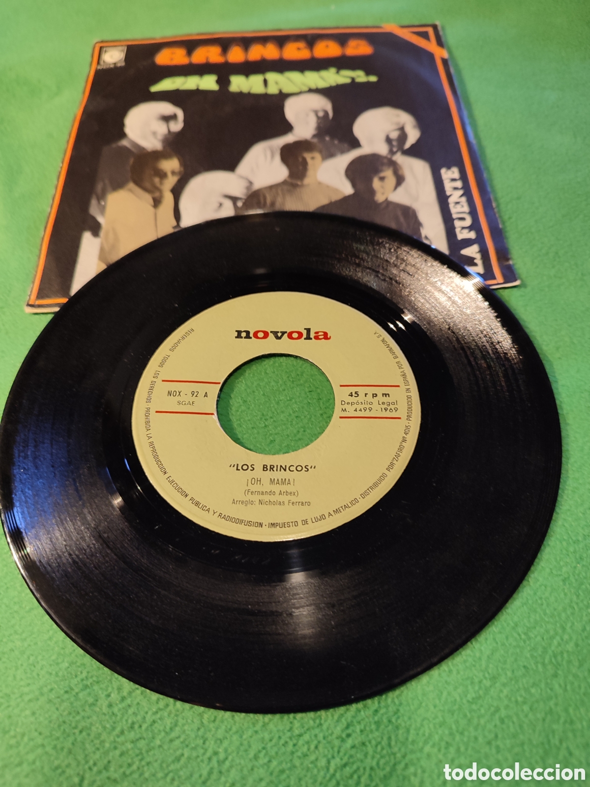 Discos de vinilo: Los Brincos - Oh mam&aacute; - Foto 2