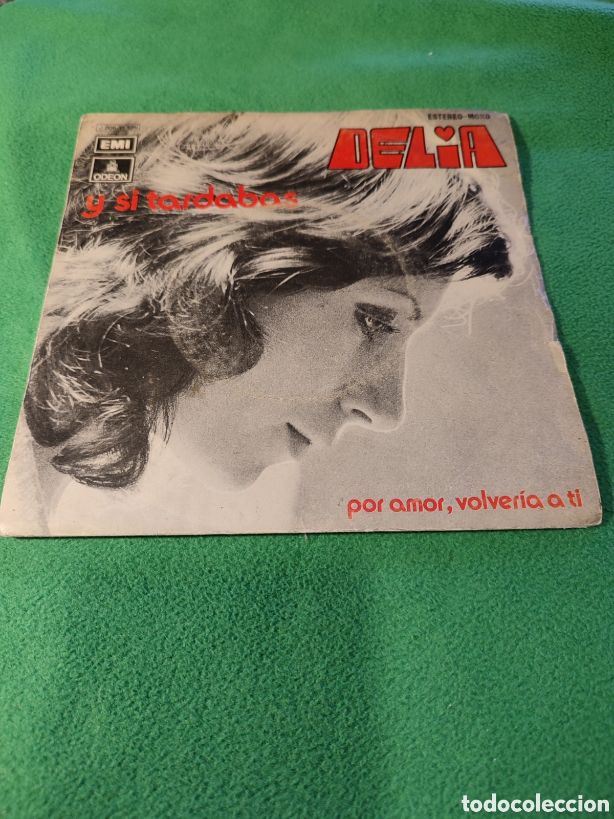 Discos de vinilo: Delia - Y si tardabas Single Vinilo - Foto 1