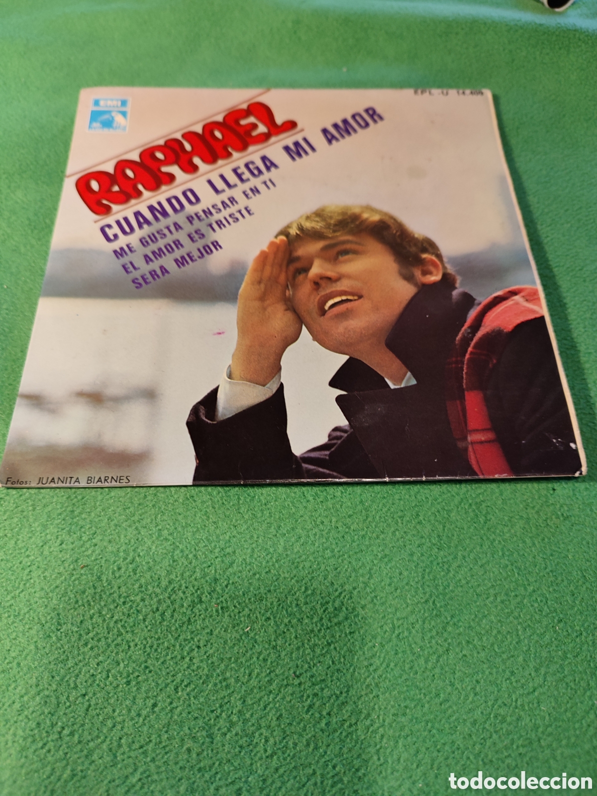 Discos de vinilo: Raphael - Cuando llega mi amor+ 3 - Foto 1