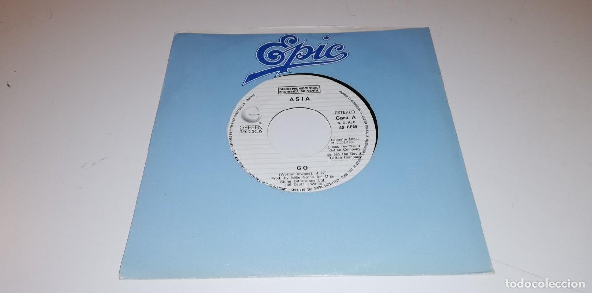 Discos de vinil: S20-Asia (2) - Go (7&rdquo;, S/Sided, Promo)- SINGLE 7&rdquo; -PORT VG+ DISC NM