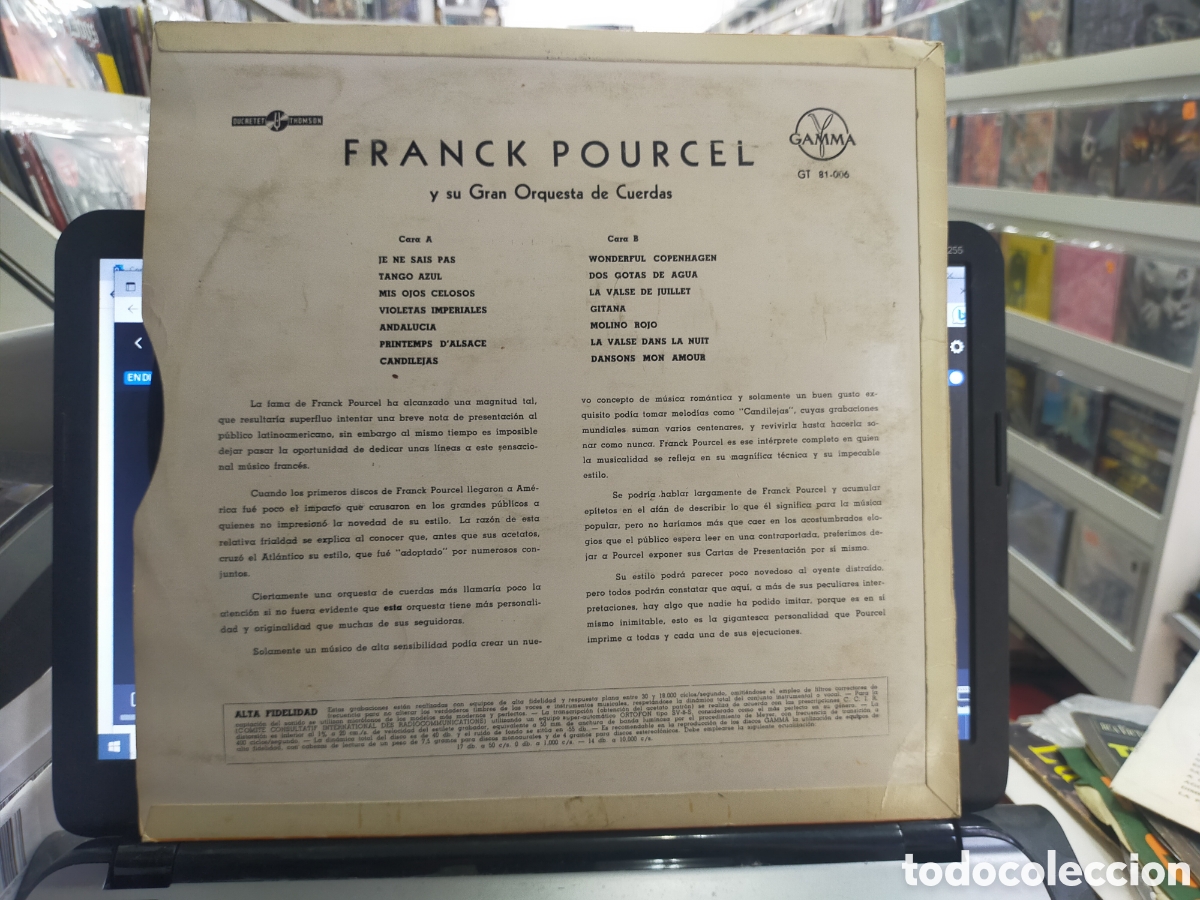 Discos de vinilo: Franck pourcel LP gamma - Foto 2