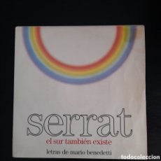 Discos de vinilo: JOAN MANUEL SERRAT – EL SUR TAMBIÉN EXISTE. VINILO, 7”, 45 RPM, SINGLE, PROMO, 1986