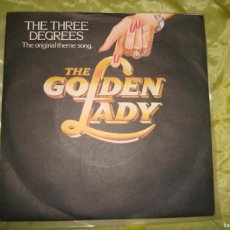 Discos de vinilo: THE THREE DEGREES. BSO. THE GOLDEN LADY. ARIOLA, 1979. UK. IMPECA(#)
