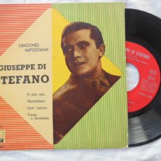 Discos de vinilo: GIUSEPPE DI STEFANO : CANCIONES NAPOLITANAS. 1958. LA VOZ DE SU AMO 7ERL 1.068