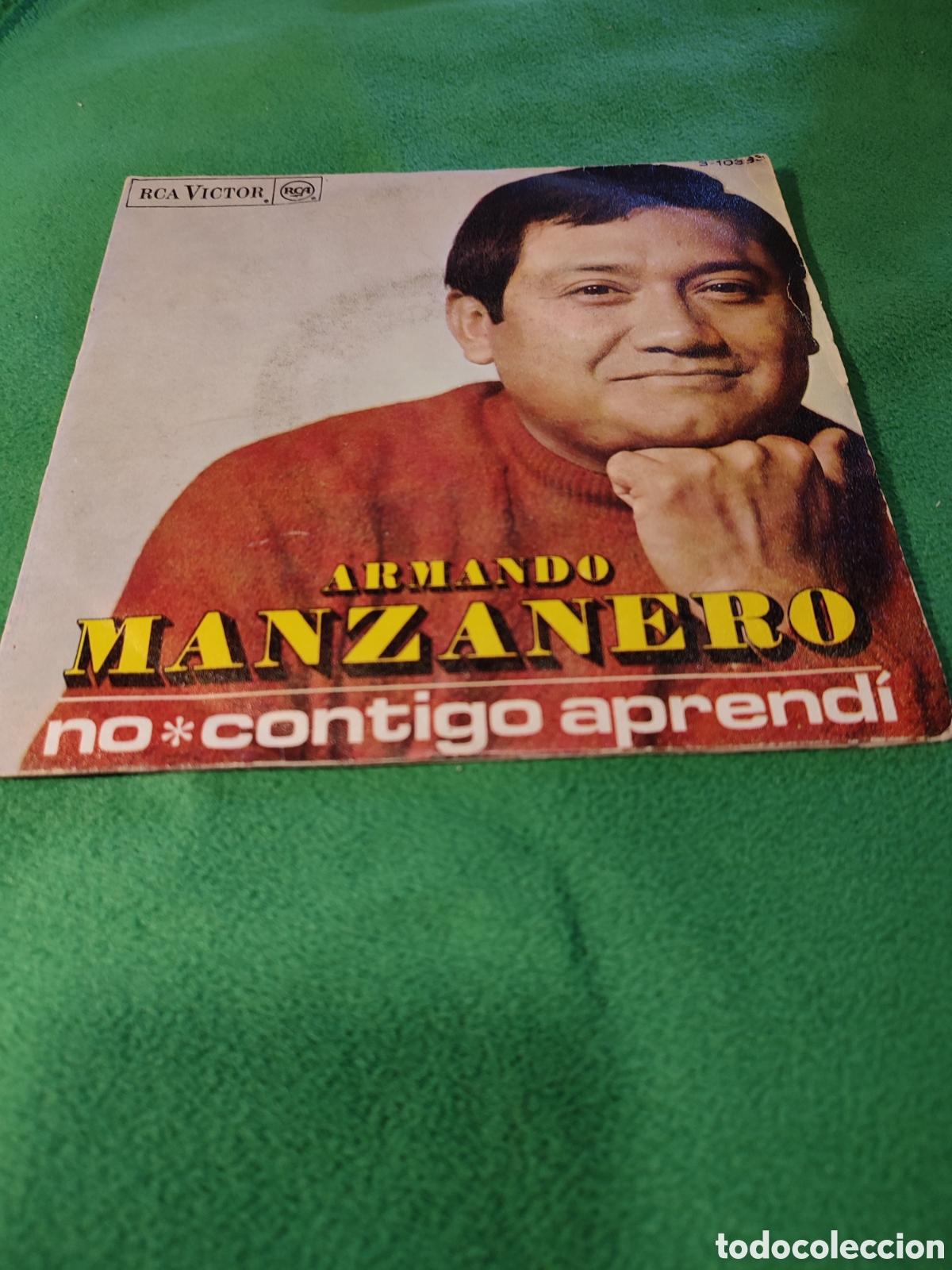 Discos de vinilo: Armando Manzanero - Contigo aprend&iacute; - Foto 1